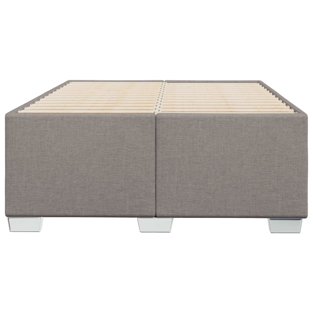 Estrutura cama sem colchão 120x200 cm tecido cinza-acastanhado