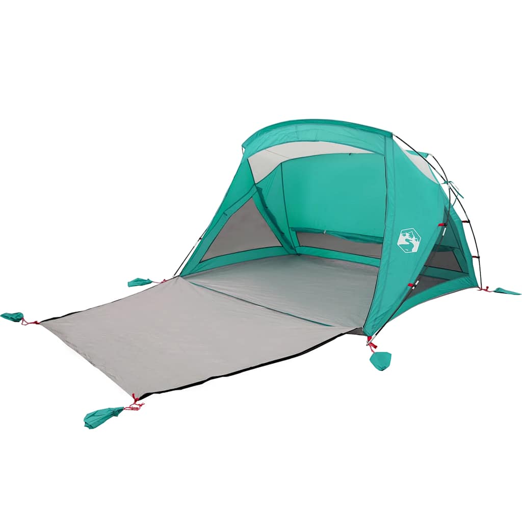 Tenda de praia 2 pessoas impermeável verde mar