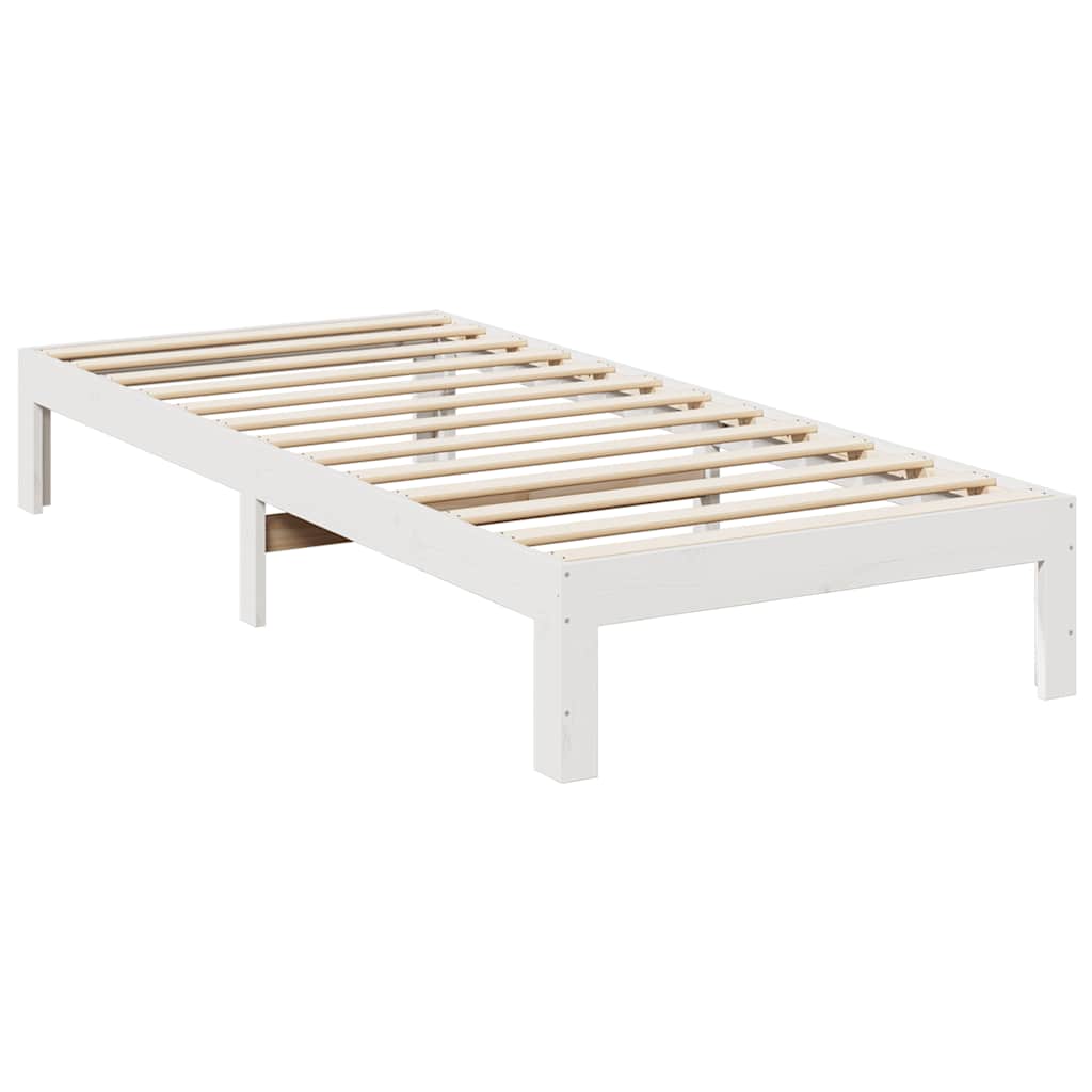 Estrutura de cama familiar sem colchão branco 270x200 cm