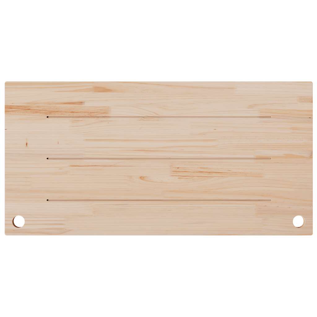 Tampo de secretária 100x60x2,5 cm pinho maciço branco