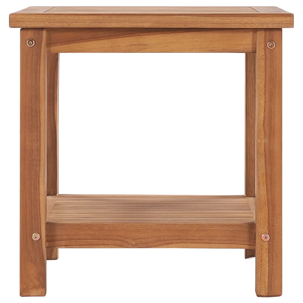 Mesa de centro 45x45x45 cm madeira de teca maciça