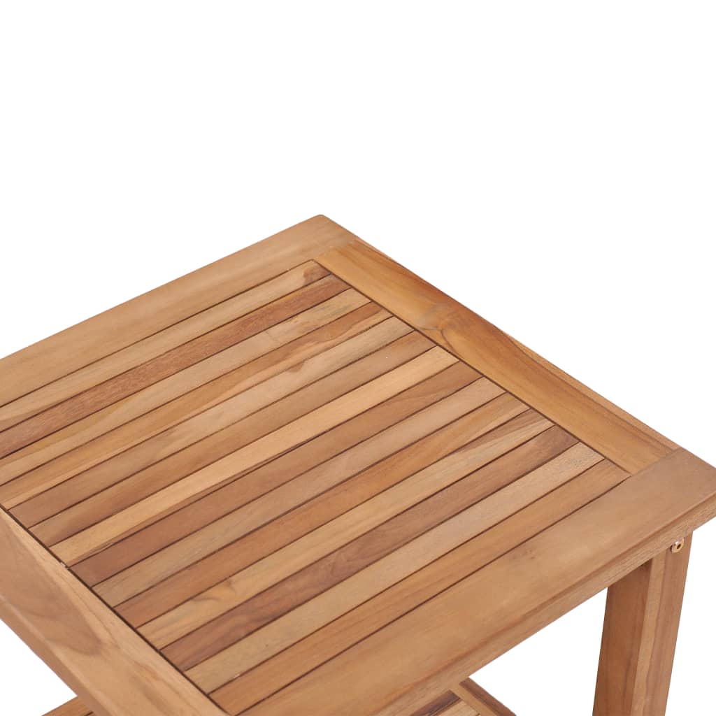 Mesa de centro 45x45x45 cm madeira de teca maciça
