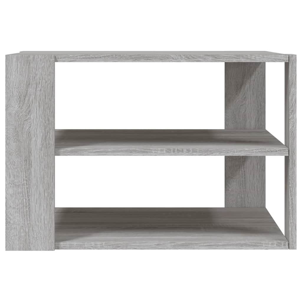 Mesa de centro 58x58x40 cm derivados madeira cinza sonoma