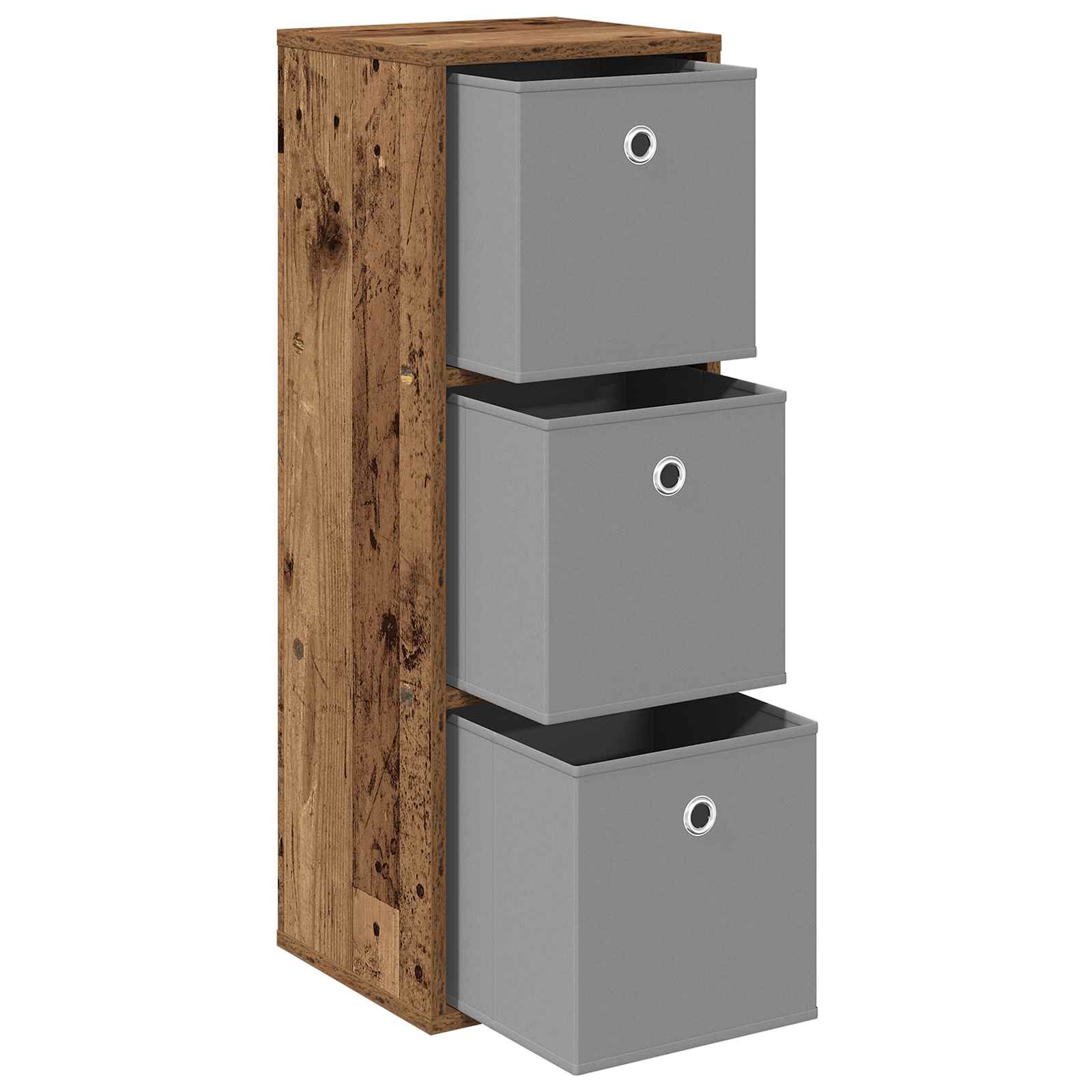 Buffet com gaveta madeira antiga 30,5 x 27 x 84,5 cm