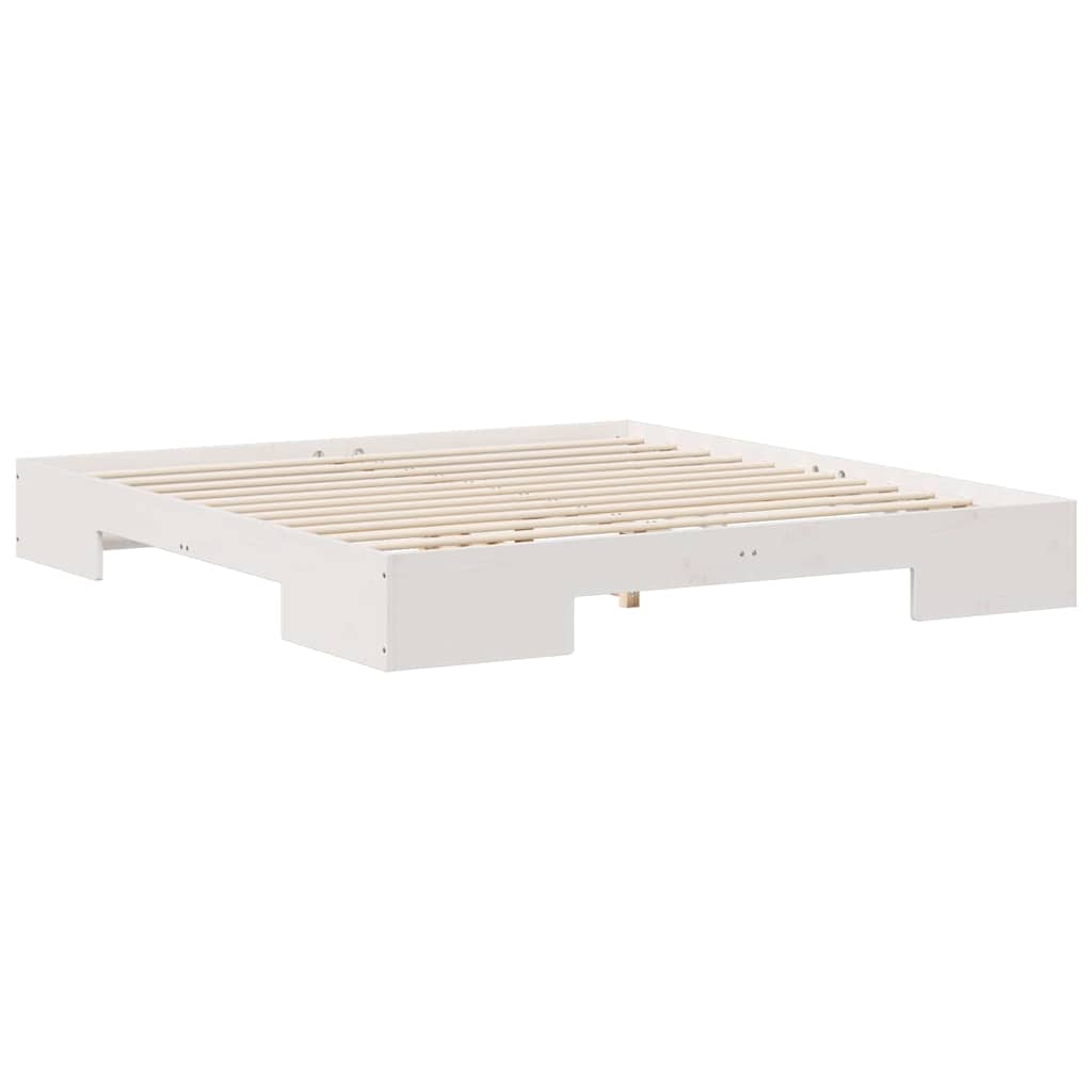 Estrutura da cama branco 200 x 200 cm