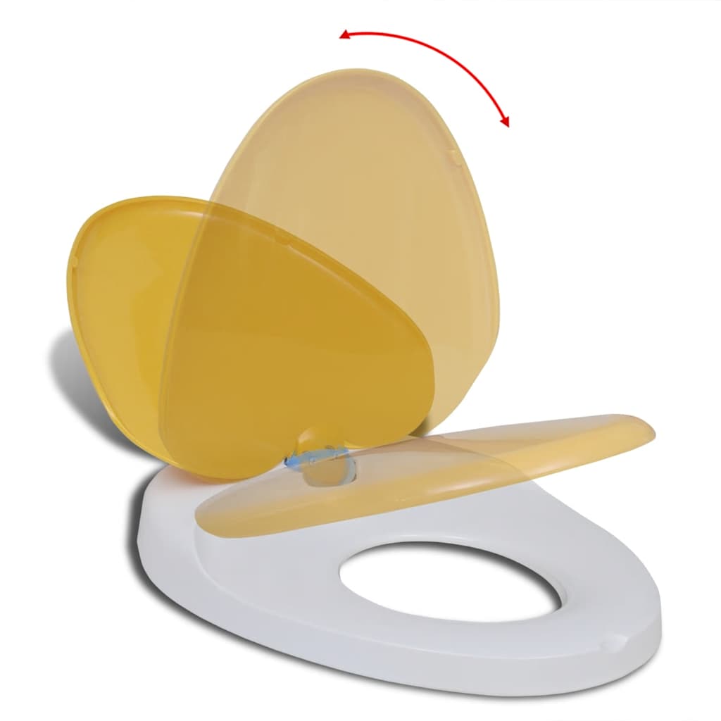Tampo sanita com fecho suave adultos/crianças branco e amarelo