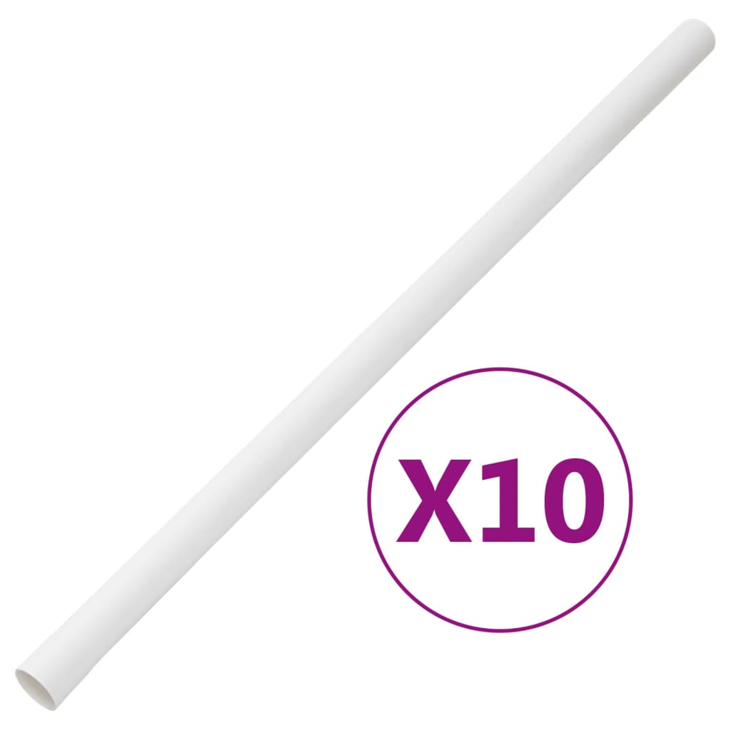 Calhas para cabos com clipes ø30 mm 10 m PVC