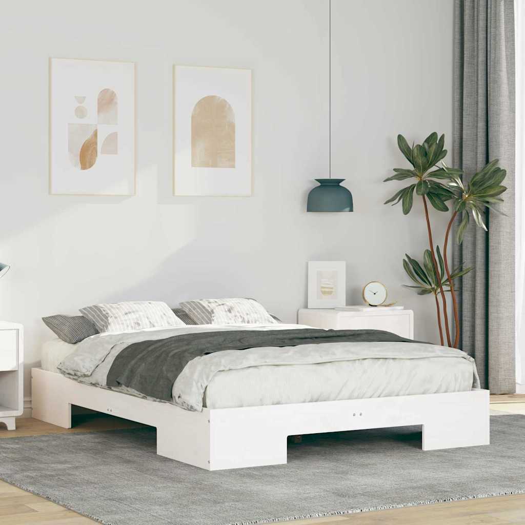 Estrutura da cama branco 120 x 190 cm