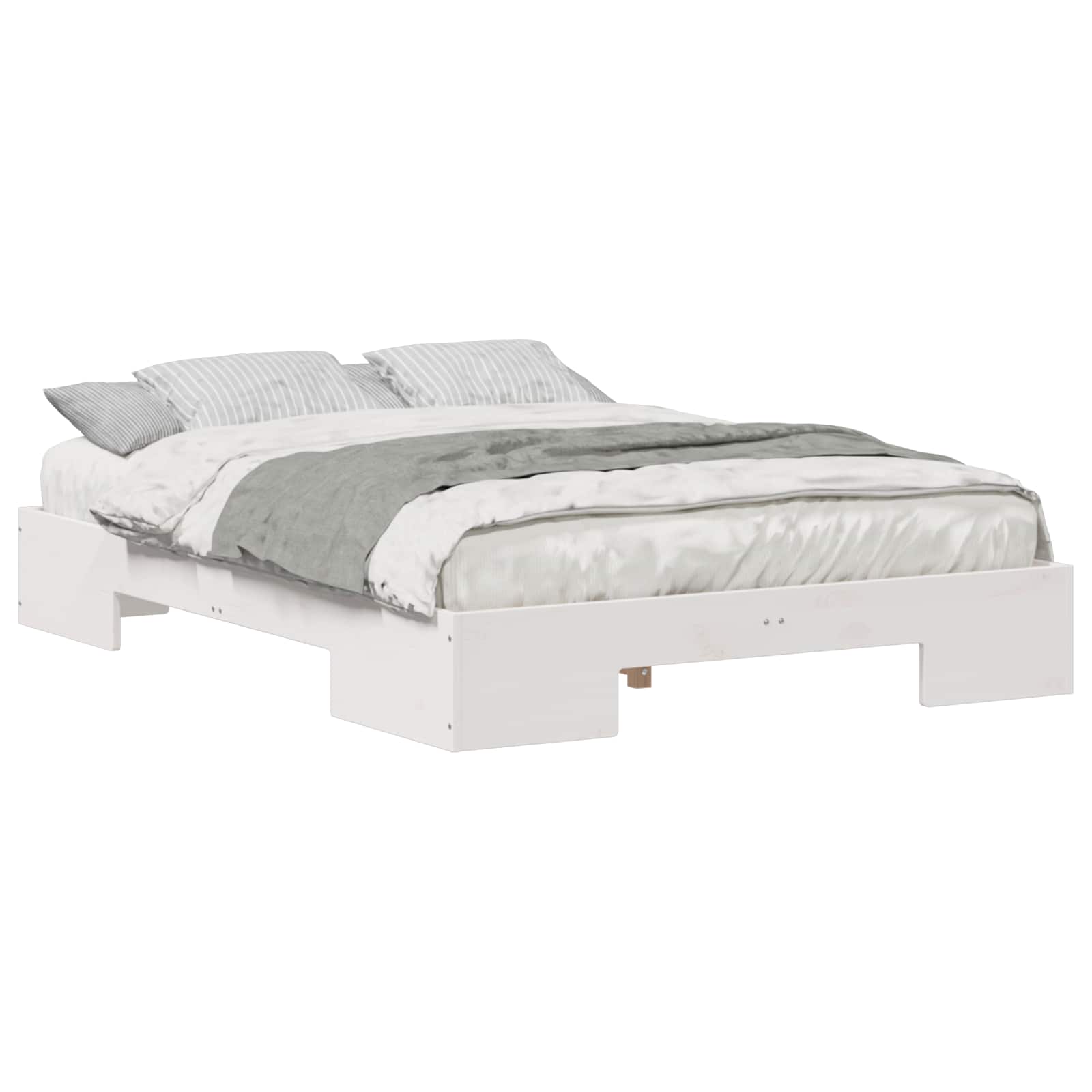 Estrutura da cama branco 120 x 190 cm