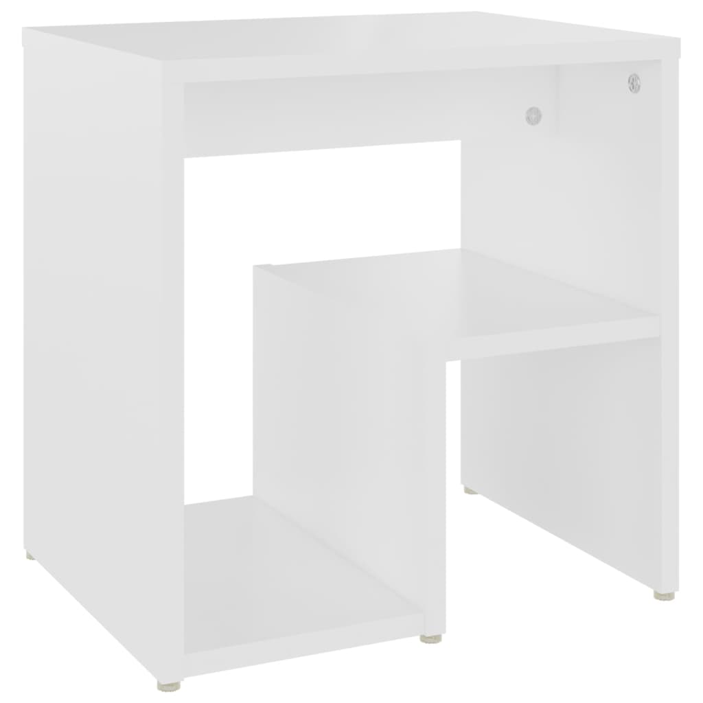 Mesa de cabeceira 40x30x40 cm derivados de madeira branco