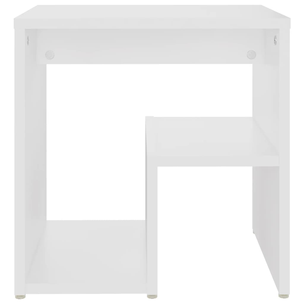 Mesa de cabeceira 40x30x40 cm derivados de madeira branco