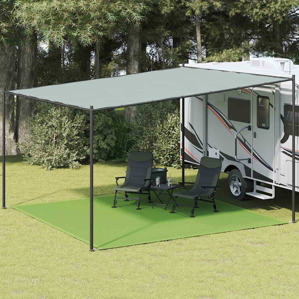 Tapete de campismo para tenda 400x400 cm pead verde-claro