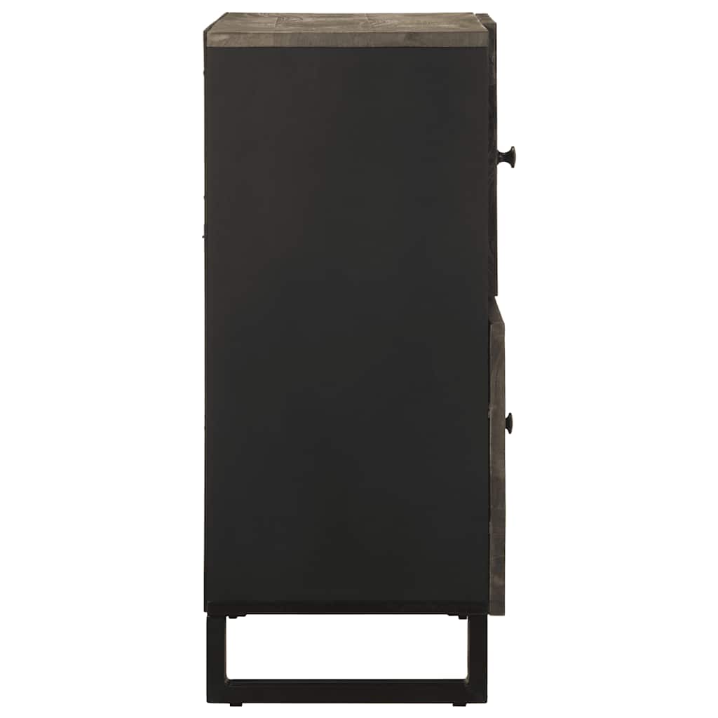 Aparador 80x33x75 cm madeira maciça manga preto