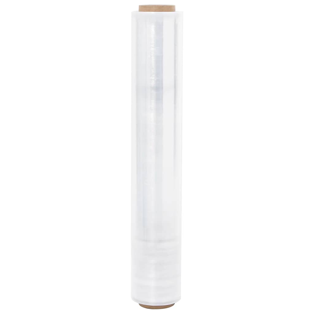 Película extensível 6 unid transparente 20 μm 50 cm x 300 m