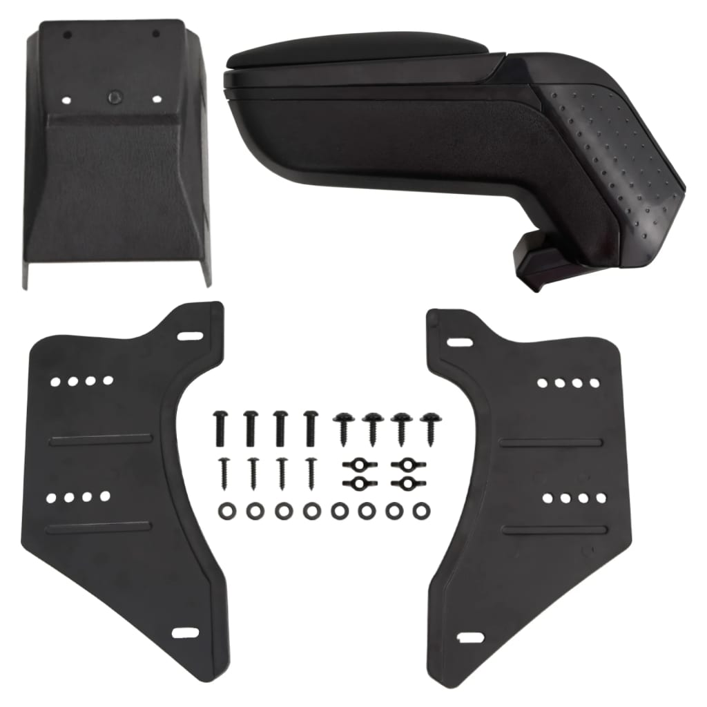 Apoio de braço para carro universal 13x33x (33-53) cm ABS preto