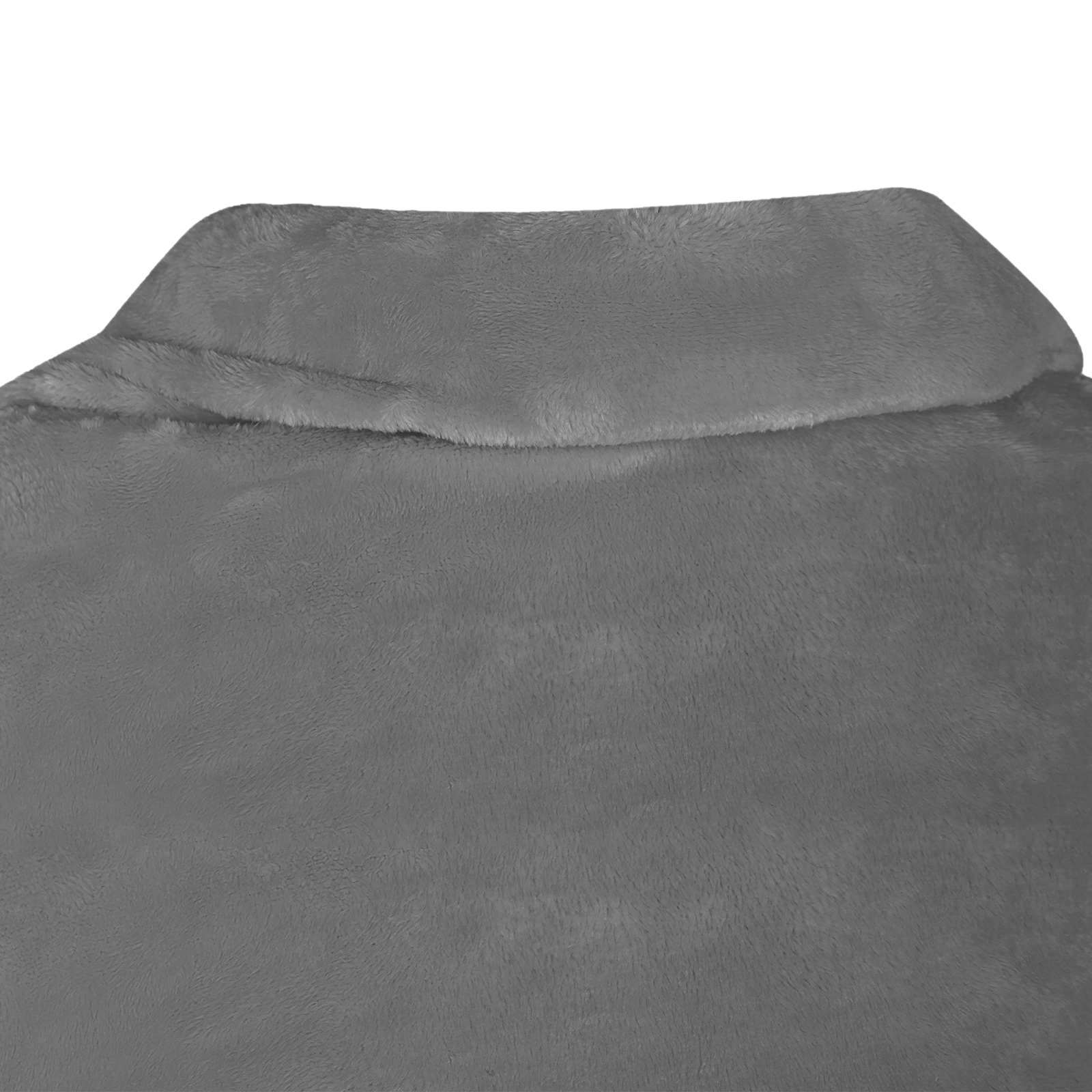 Sweatshirt manta cinza escuro f flanela