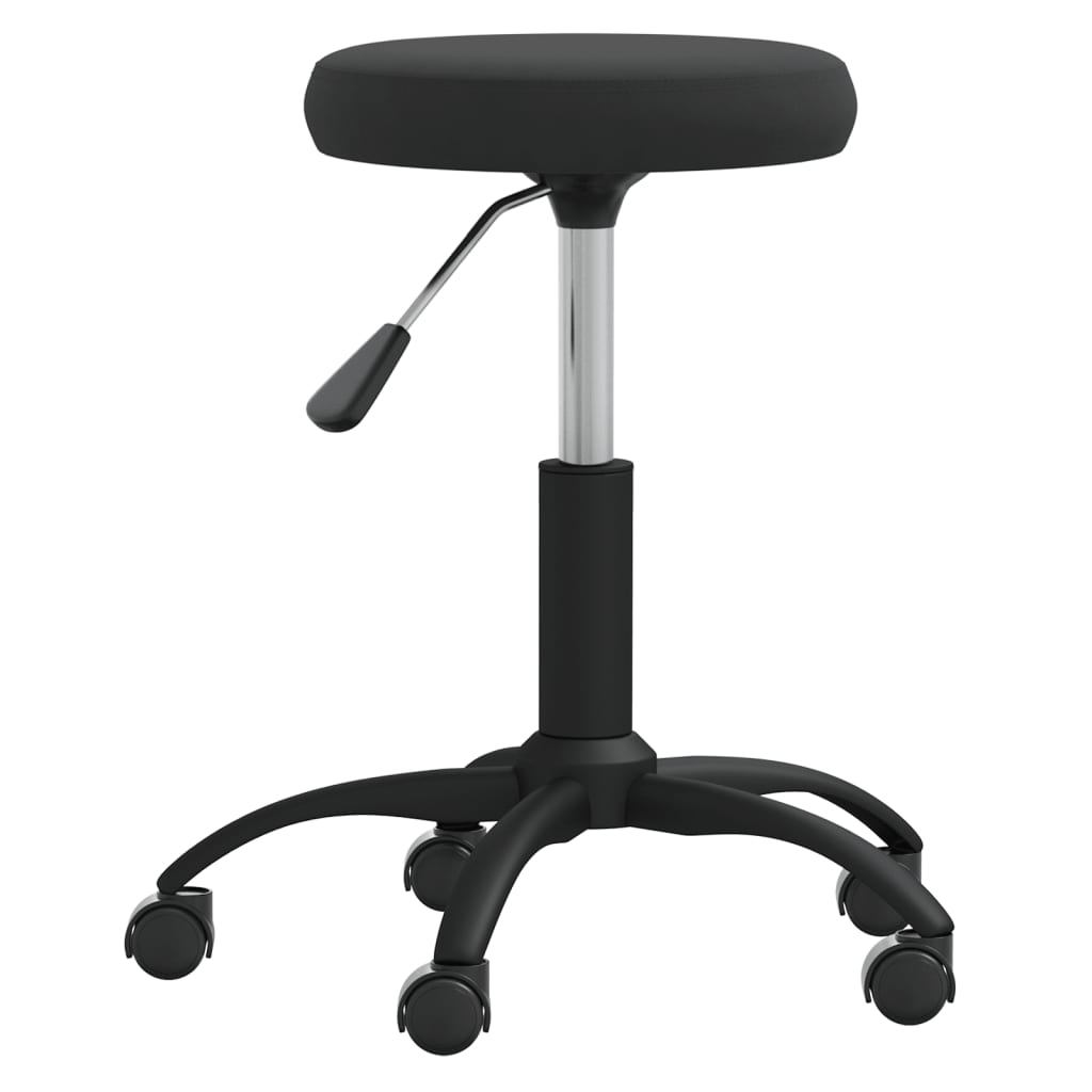 Banco de massagens veludo preto