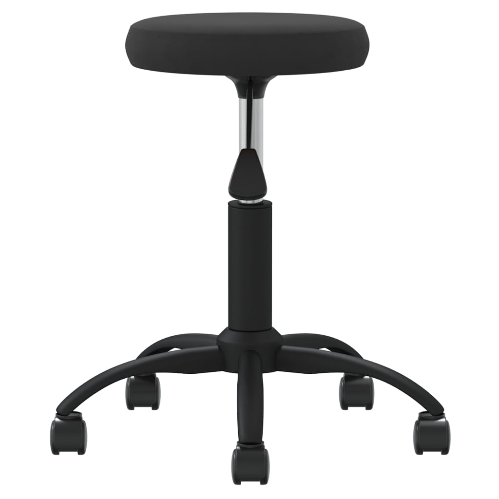 Banco de massagens veludo preto