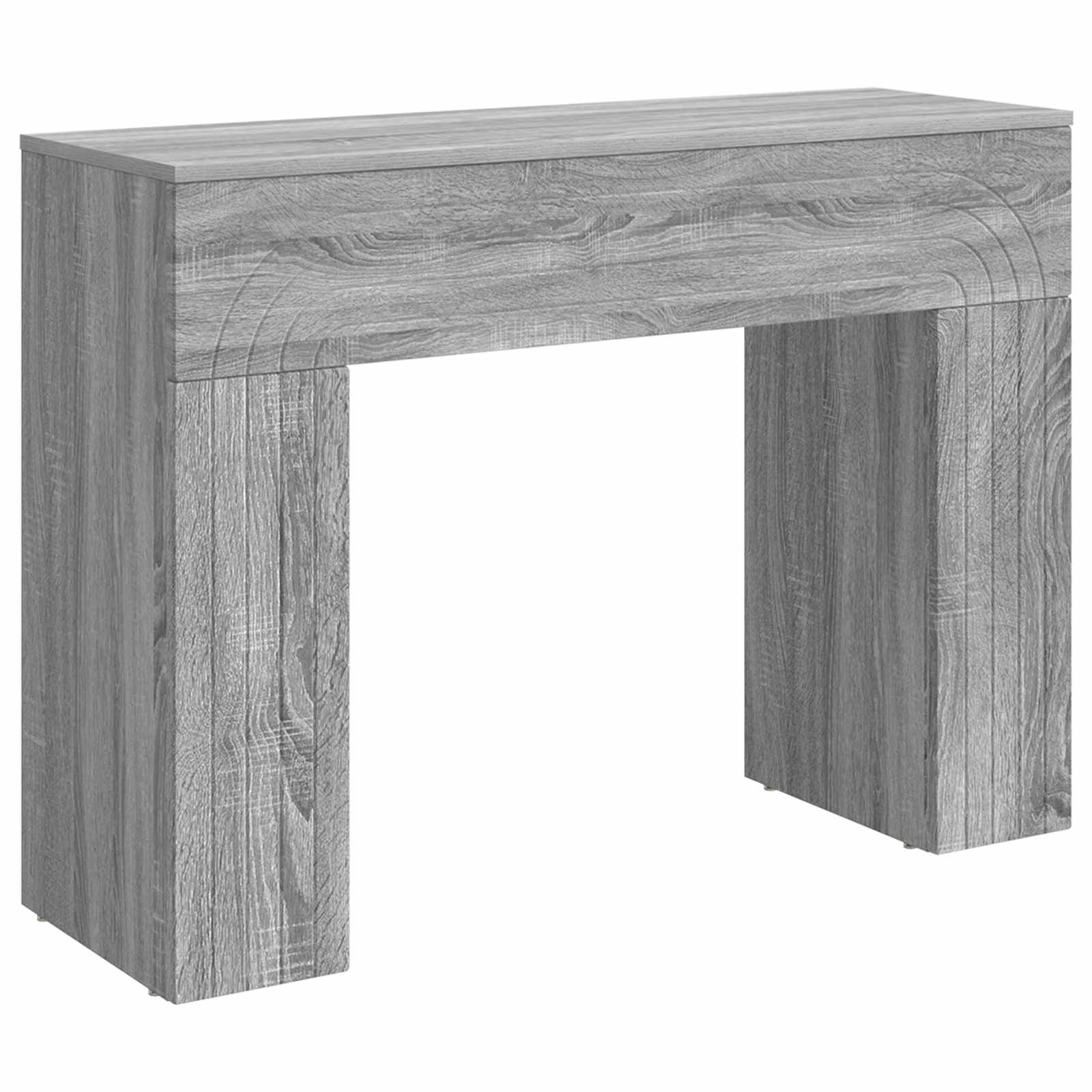 Mesa de centro sonoma cinzento 102 x 35 x 75 cm