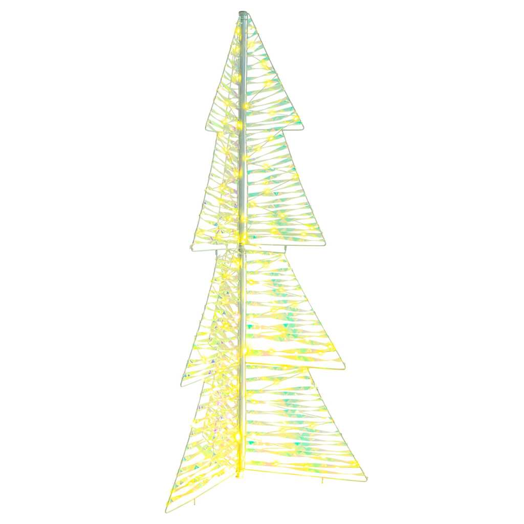 Árvore de natal com 160 leds branco quente 150 cm PET