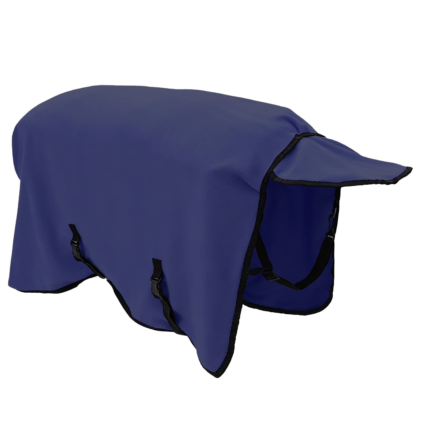 Cobertor de cavalo azul marinho 105 cm poliéster