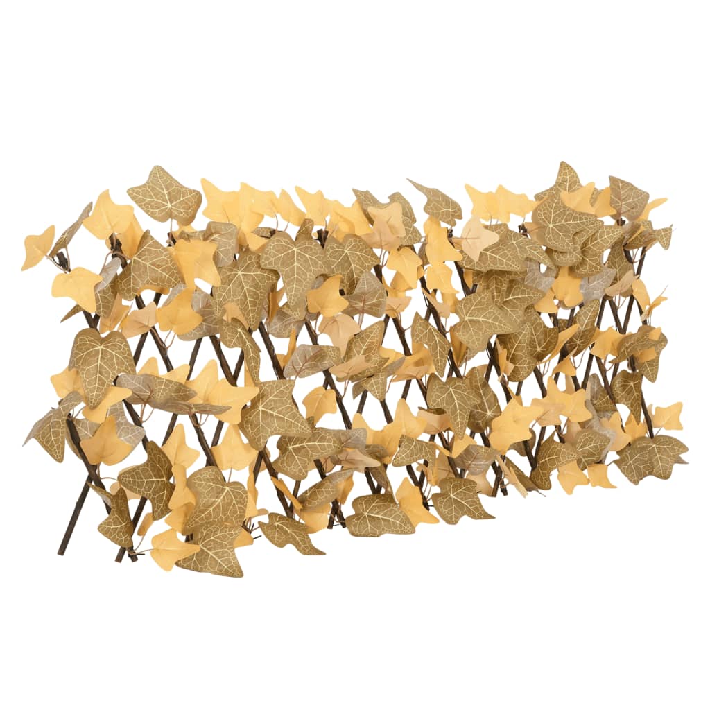 Treliça de ácer artificial extensível 5 pcs 180x30 cm laranja