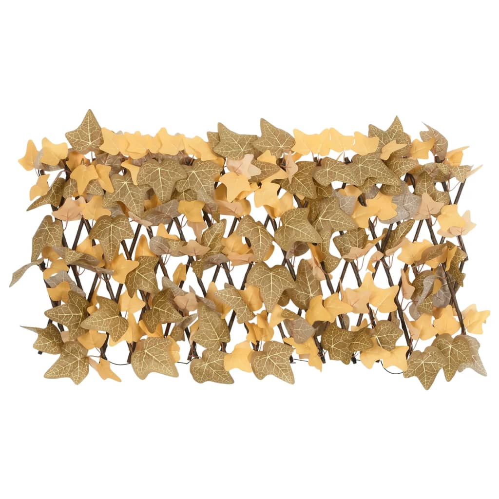 Treliça de ácer artificial extensível 5 pcs 180x30 cm laranja