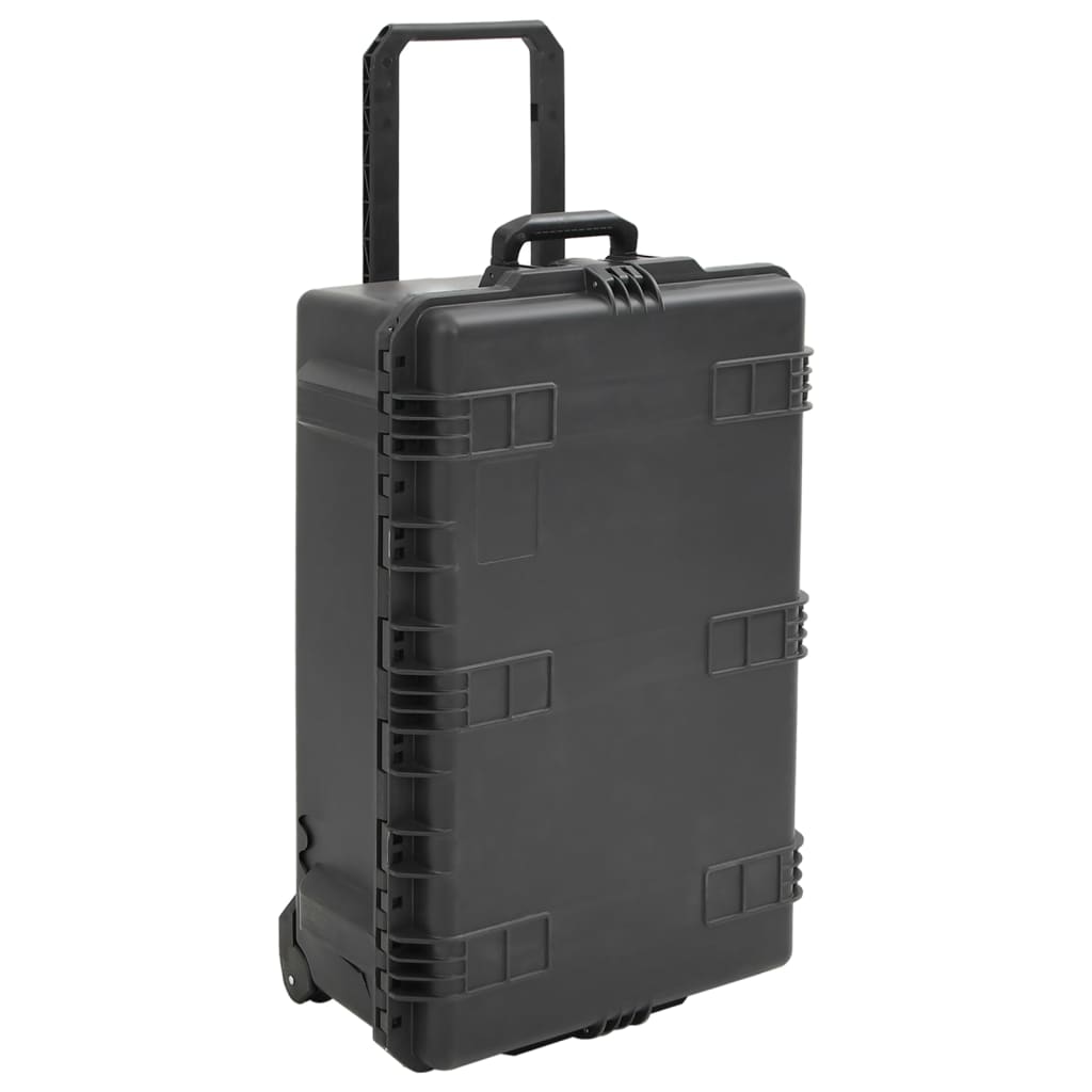 Mala de viagem portátil 79,5x51,5x30,5 cm PP preto