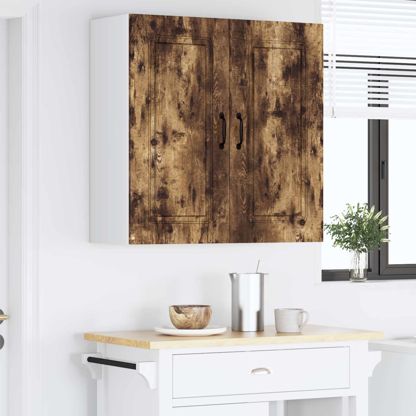 Painel de lava-louça kalmar carvalho defumado 80 x 31 x 80 cm