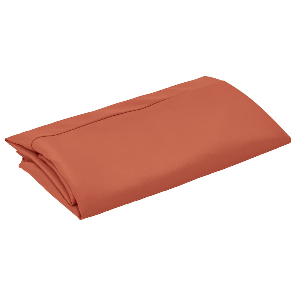 Tecido de substituição p/ guarda-sol exterior 300 cm terracota