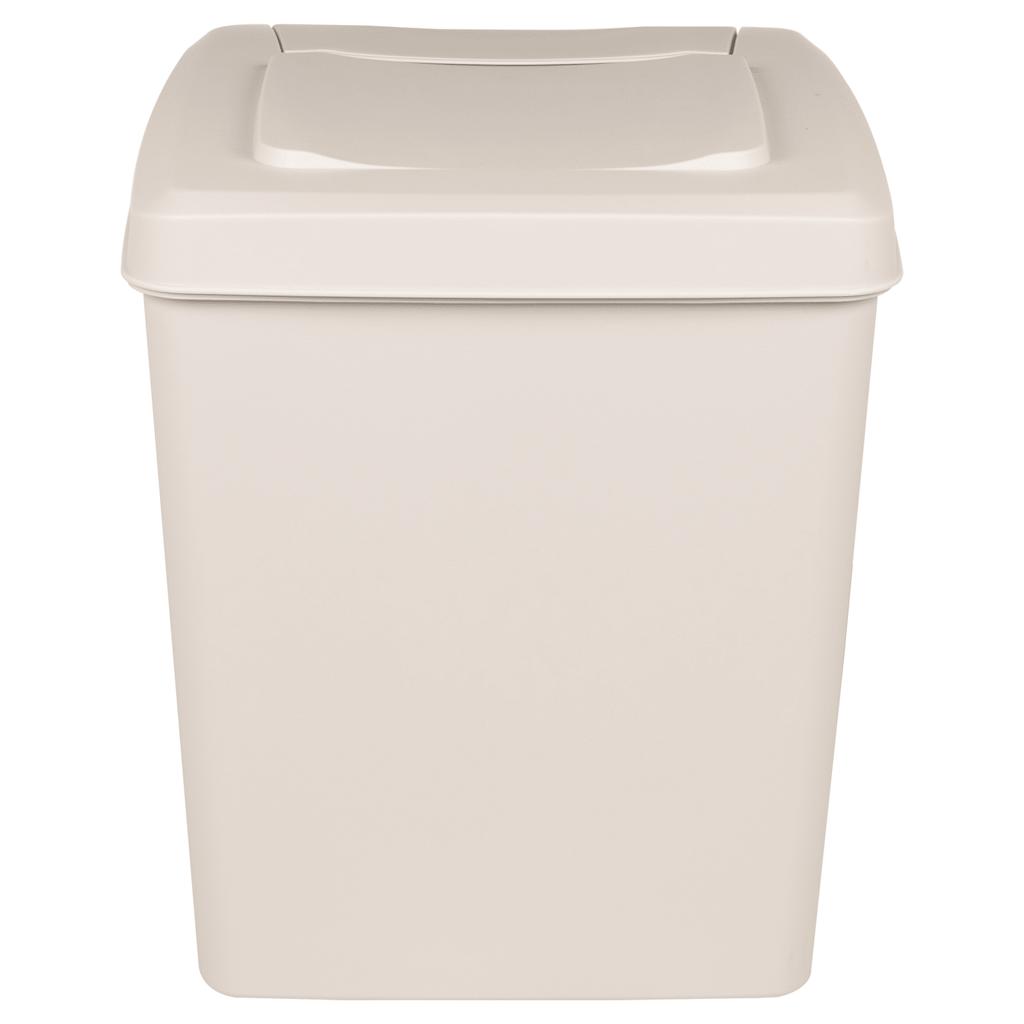 Caixotes do lixo empilháveis 3 pcs 75 l polipropileno branco