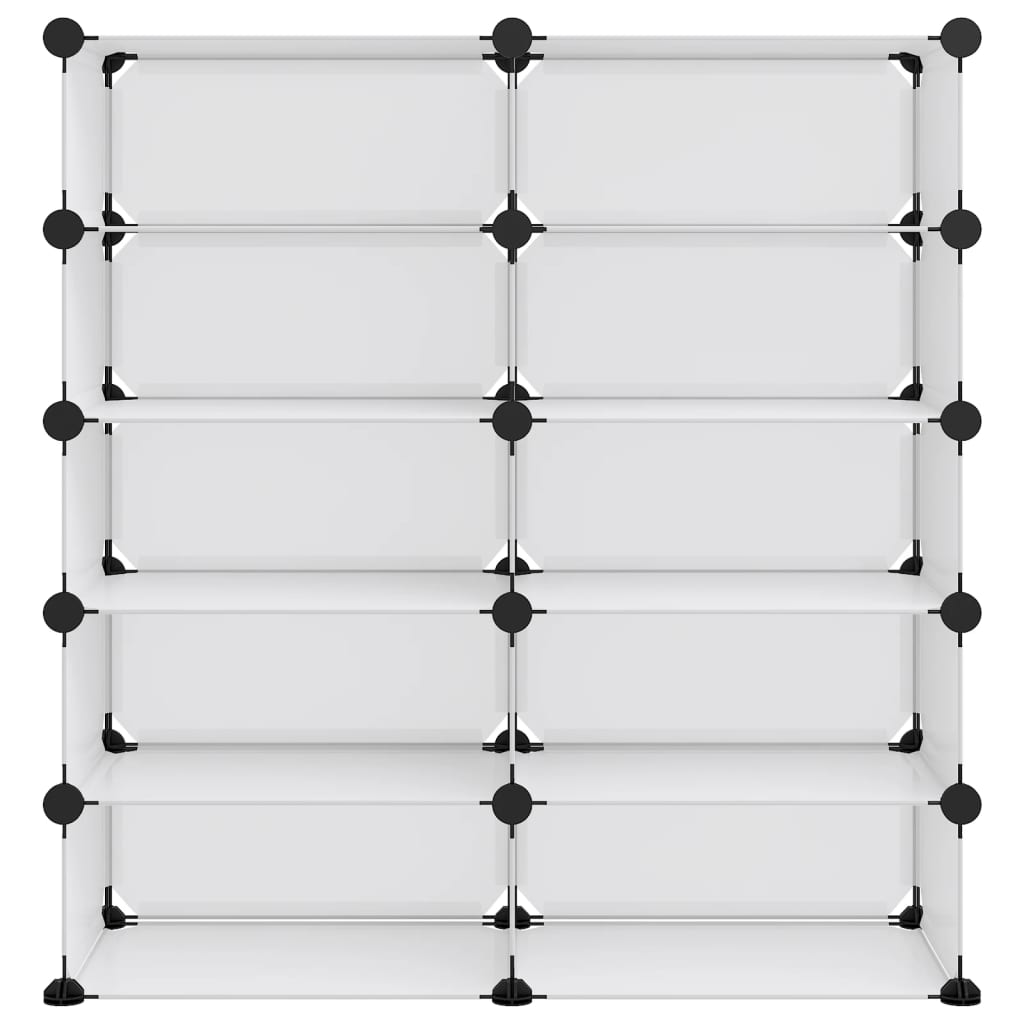 Sapateira 84x32x88,5 cm PP transparente