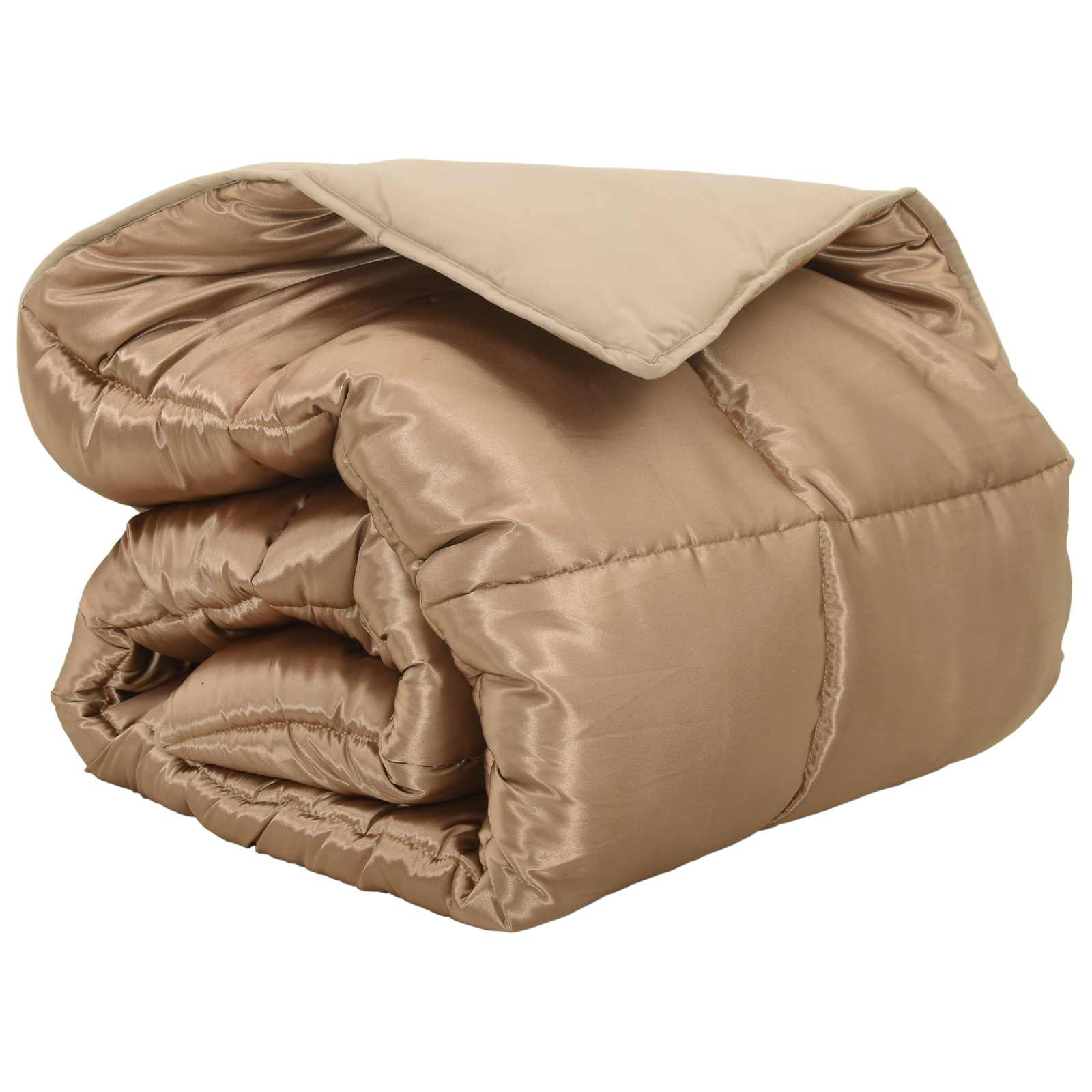 Edredom de inverno ouro 200 x 220 cm cetim e microfibra