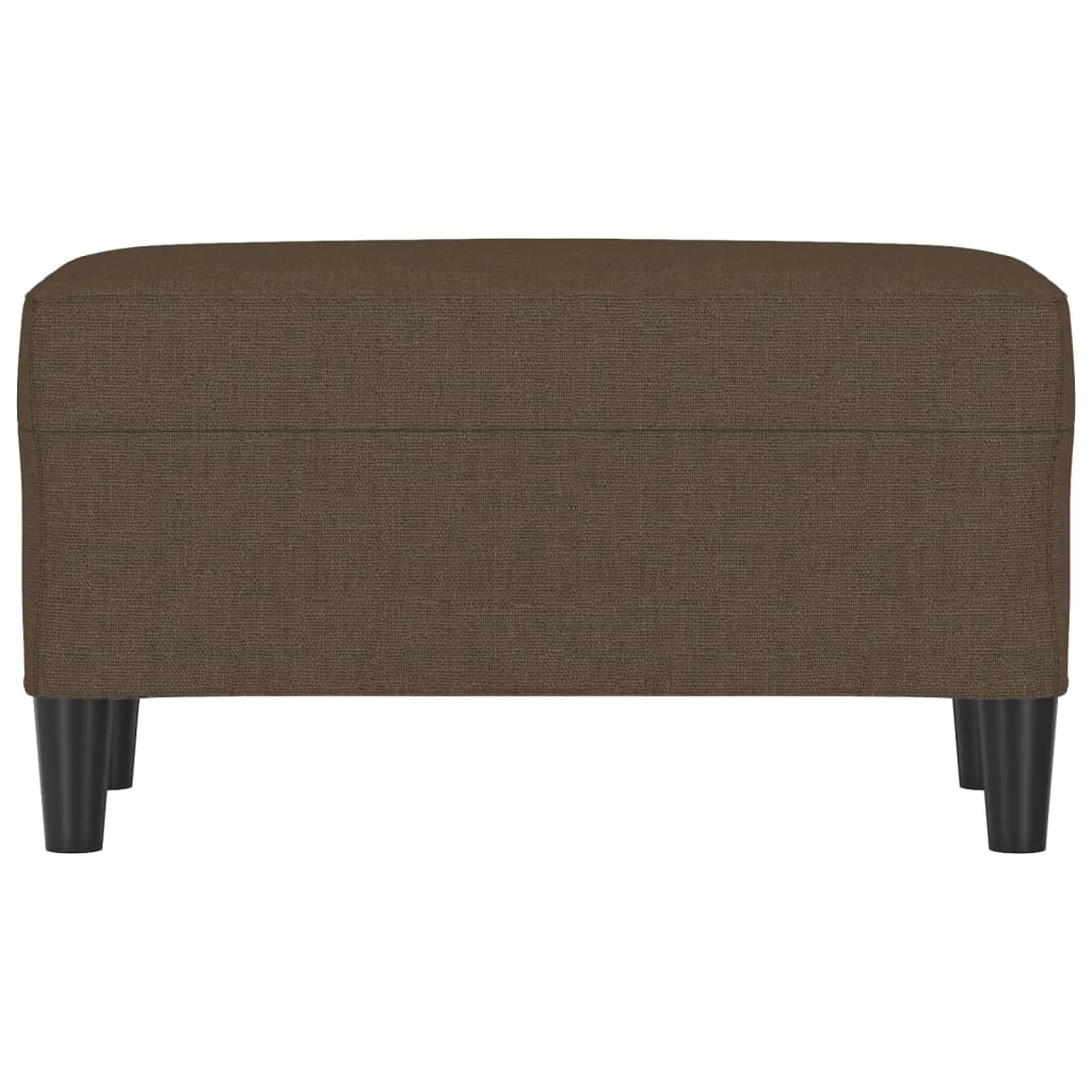 Banco 70x35x41 cm tecido castanho