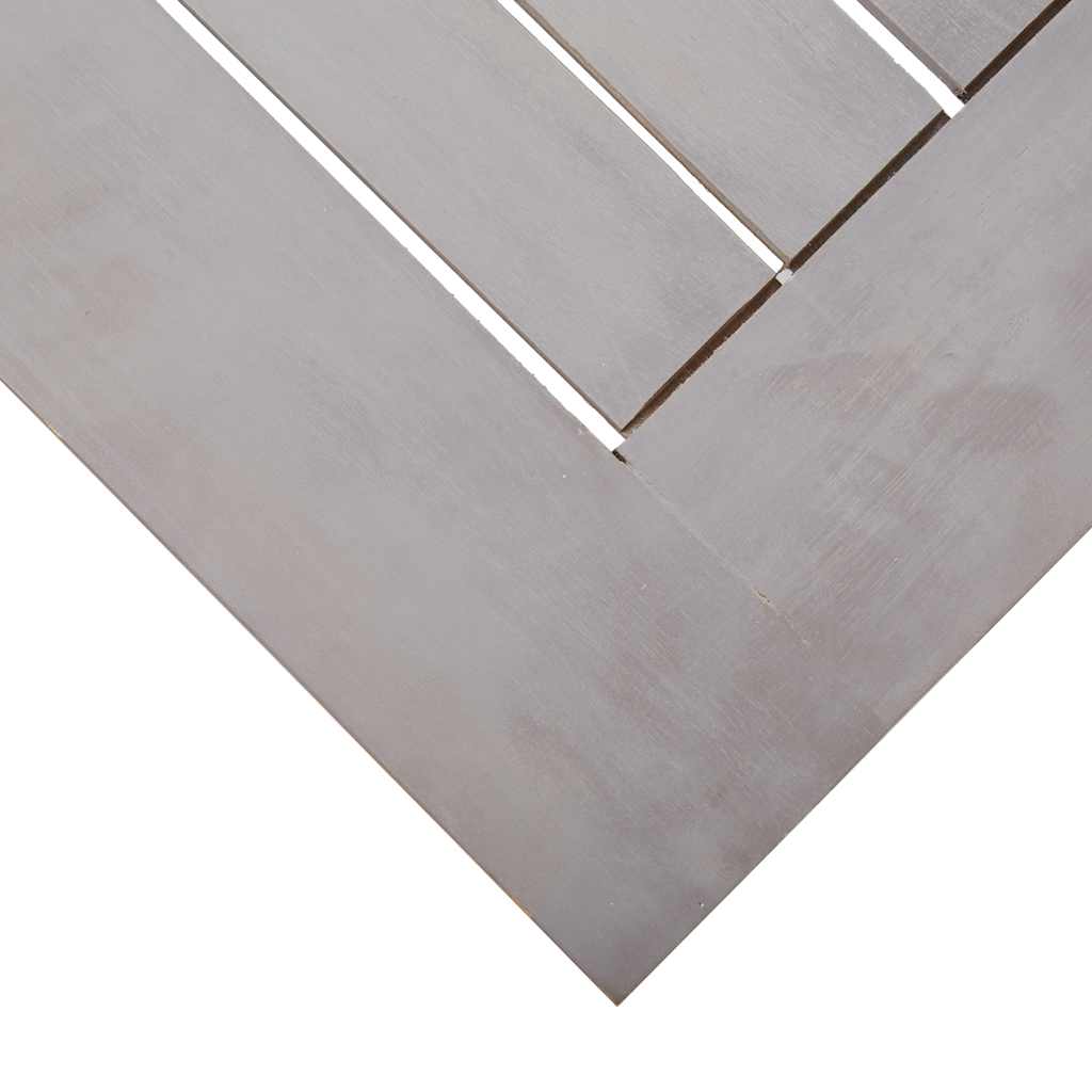 7 Pcs conj. de jantar p/ exterior acácia maciça cinzento lavado