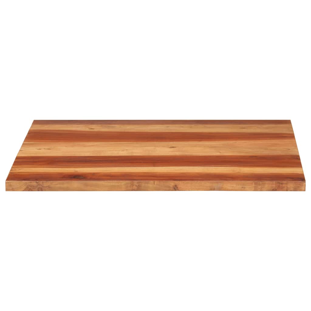 Tampo de mesa madeira de acácia maciça 25-27 mm 70x70 cm