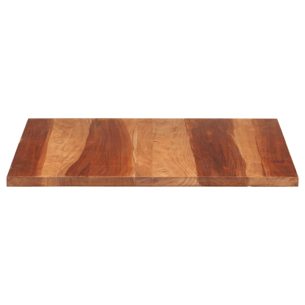 Tampo de mesa madeira de acácia maciça 25-27 mm 70x70 cm