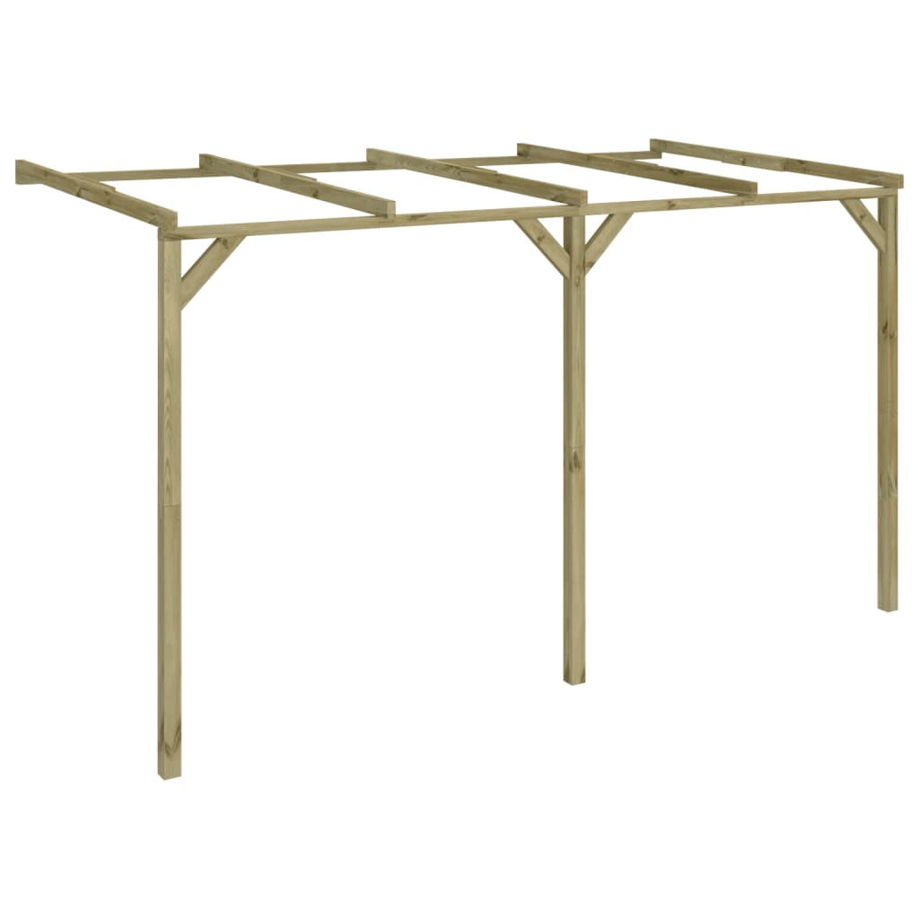 Pérgola inclinada 2x4x2,2 m madeira