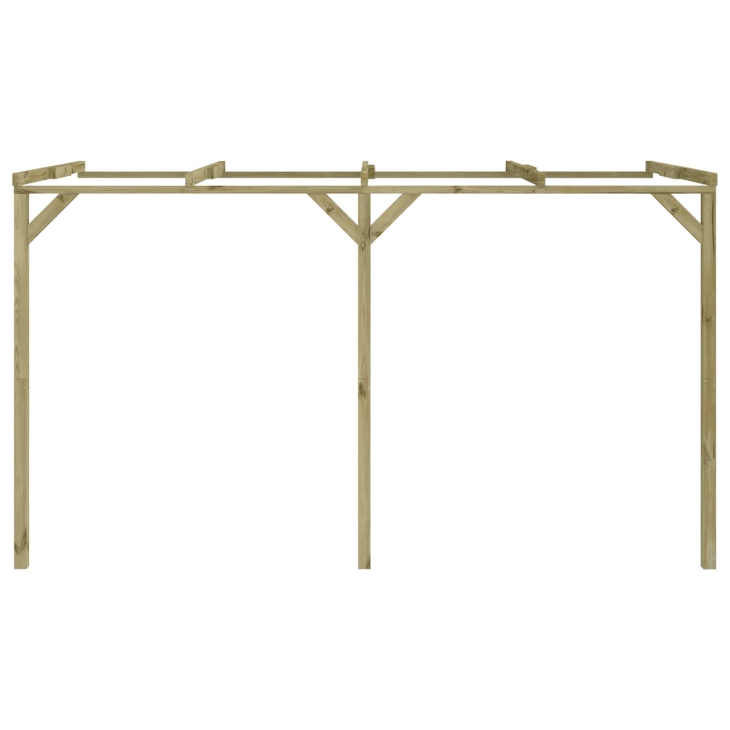 Pérgola inclinada 2x4x2,2 m madeira