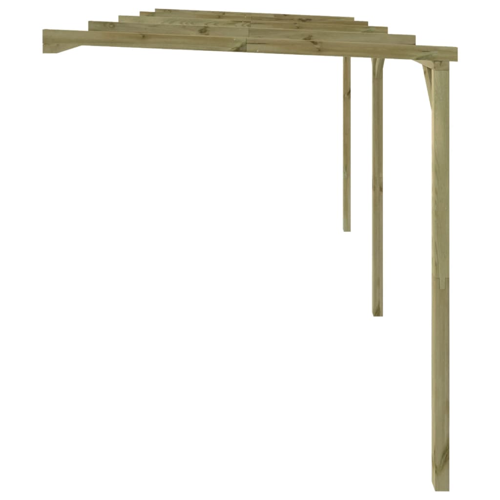 Pérgola inclinada 2x4x2,2 m madeira