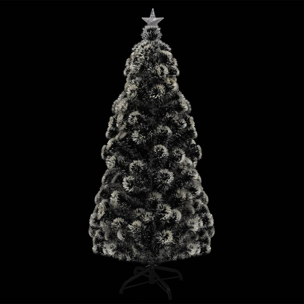 Árvore de natal pré-iluminada c/ suporte e LED 180 cm fibra ótica