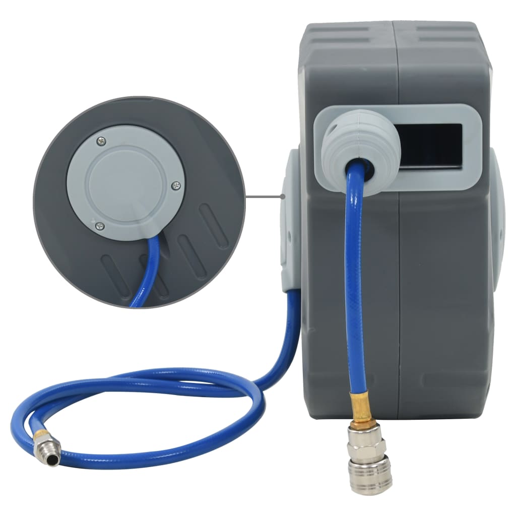 Enrolador automático de mangueira para ar comprimido 3/8" 12 m