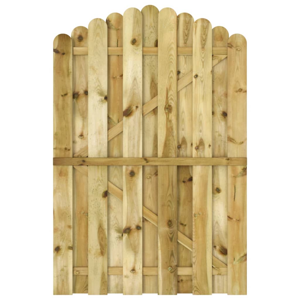 Portão de jardim 100x150 cm pinho impregnado
