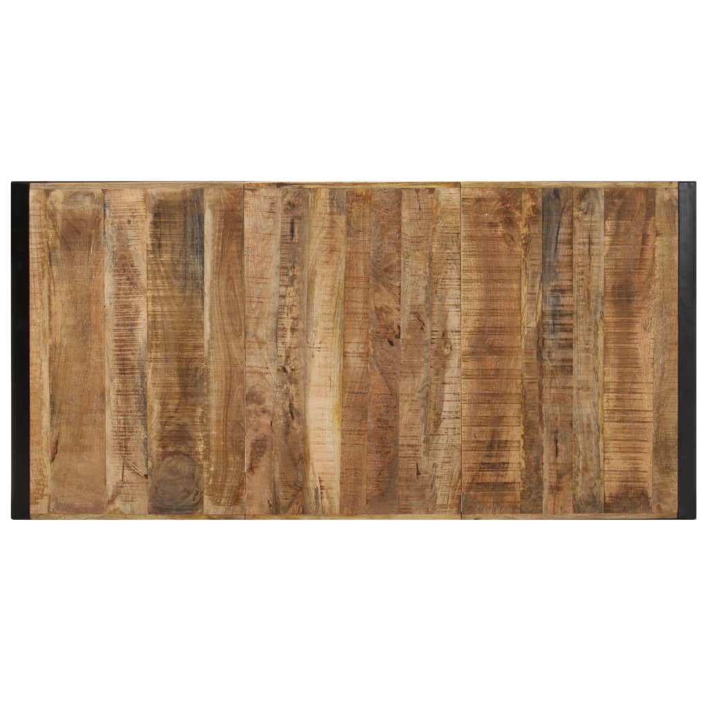 Mesa de centro 180x90x40 cm madeira de mangueira áspera