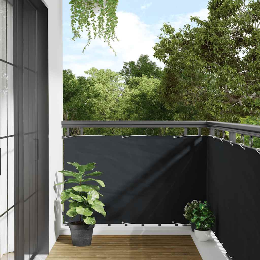 Tela de varanda 90x300 cm tecido oxford antracite