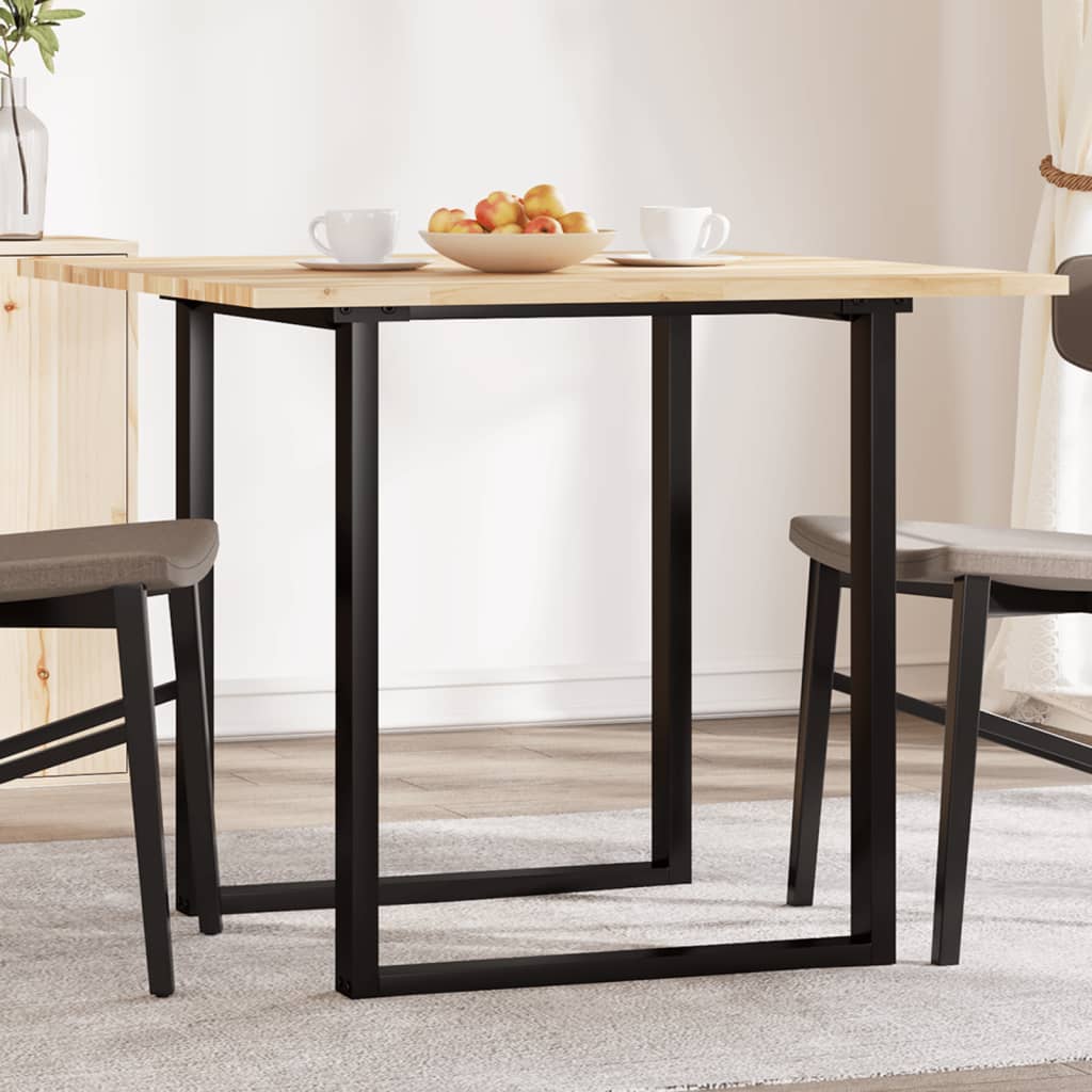 Tampo de mesa quadrado 90x90x2 cm madeira de acácia maciça