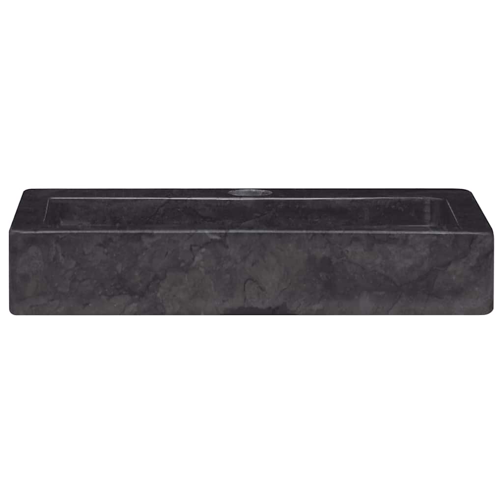 Lavatório de parede 38x24x6,5 cm mármore preto