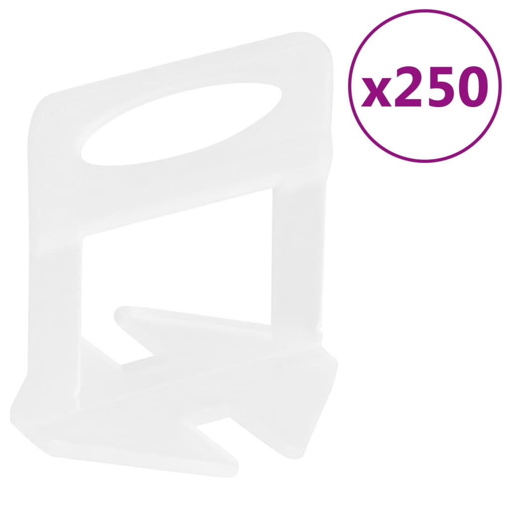 Niveladores de ladrilhos 250 pcs 3 mm