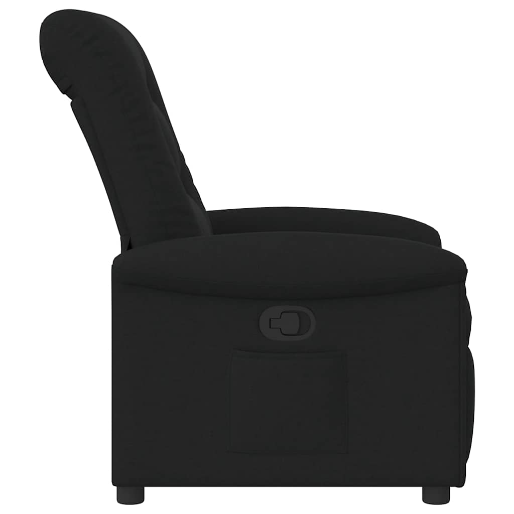 Poltrona reclinável tecido preto
