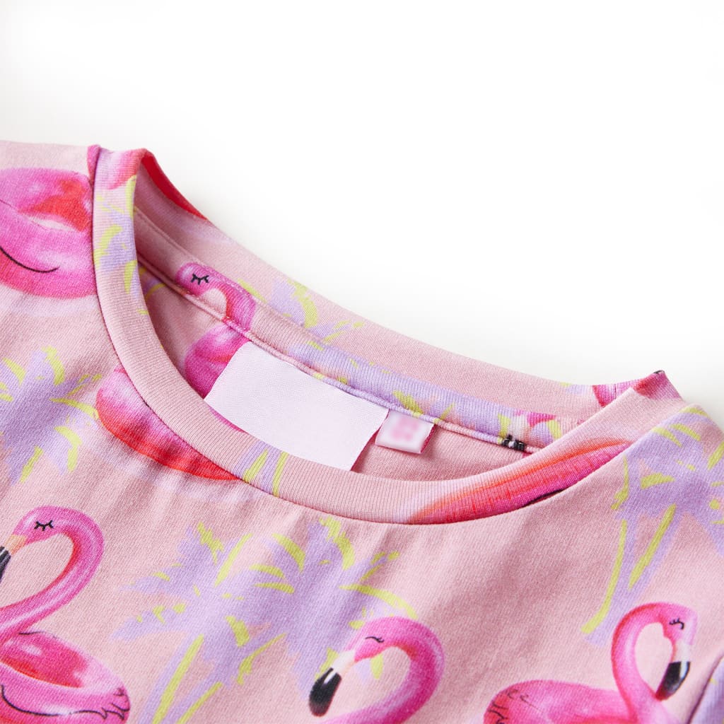 Vestido para criança rosa-claro 128